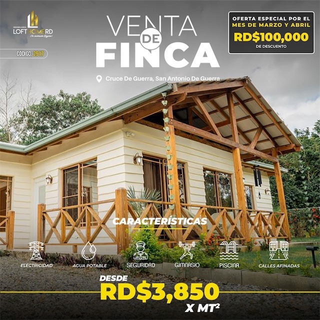 solares y terrenos - Venta de terrenos,Lotes, Fincas y Villas en la ciudad de guerra Bayaguana 3
