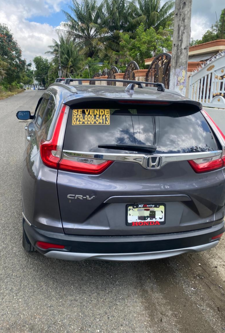 jeepetas y camionetas - Honda CR-V 2018 EX, gris, con 84,000 millas. 1