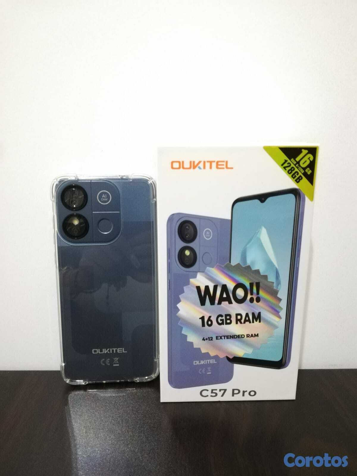celulares y tabletas - TELEFONO OUKITEL C57 PRO 128+16GB 3