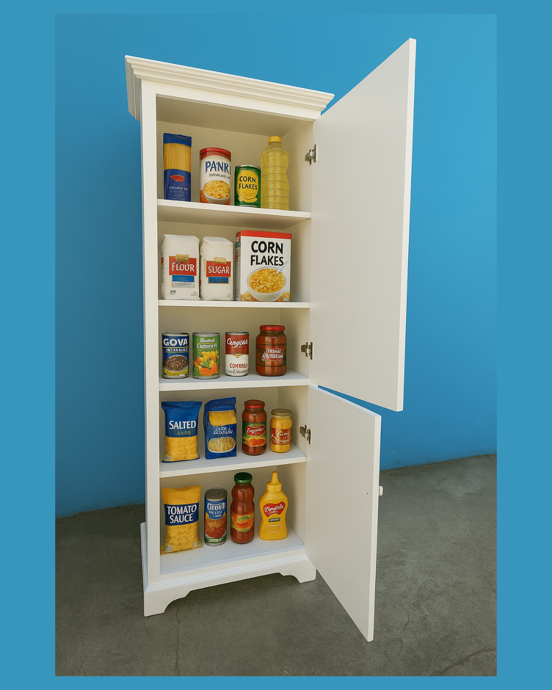 muebles y colchones - Gabinetes de cocina en madera para almacenar  1
