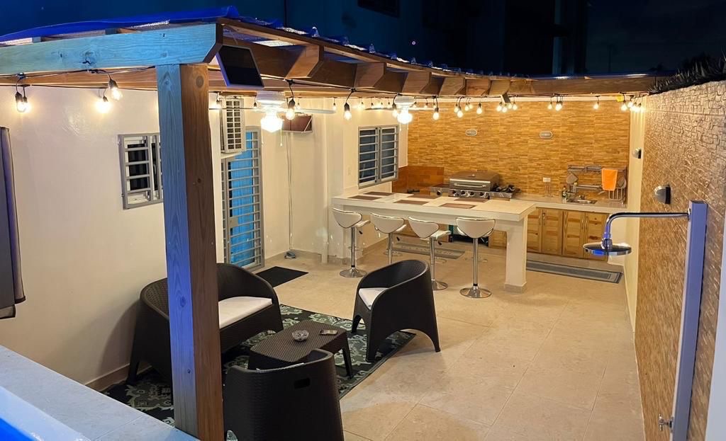 apartamentos - venta de apartamento 1er piso amueblado con jacuzzi en autopista de san isidro 1