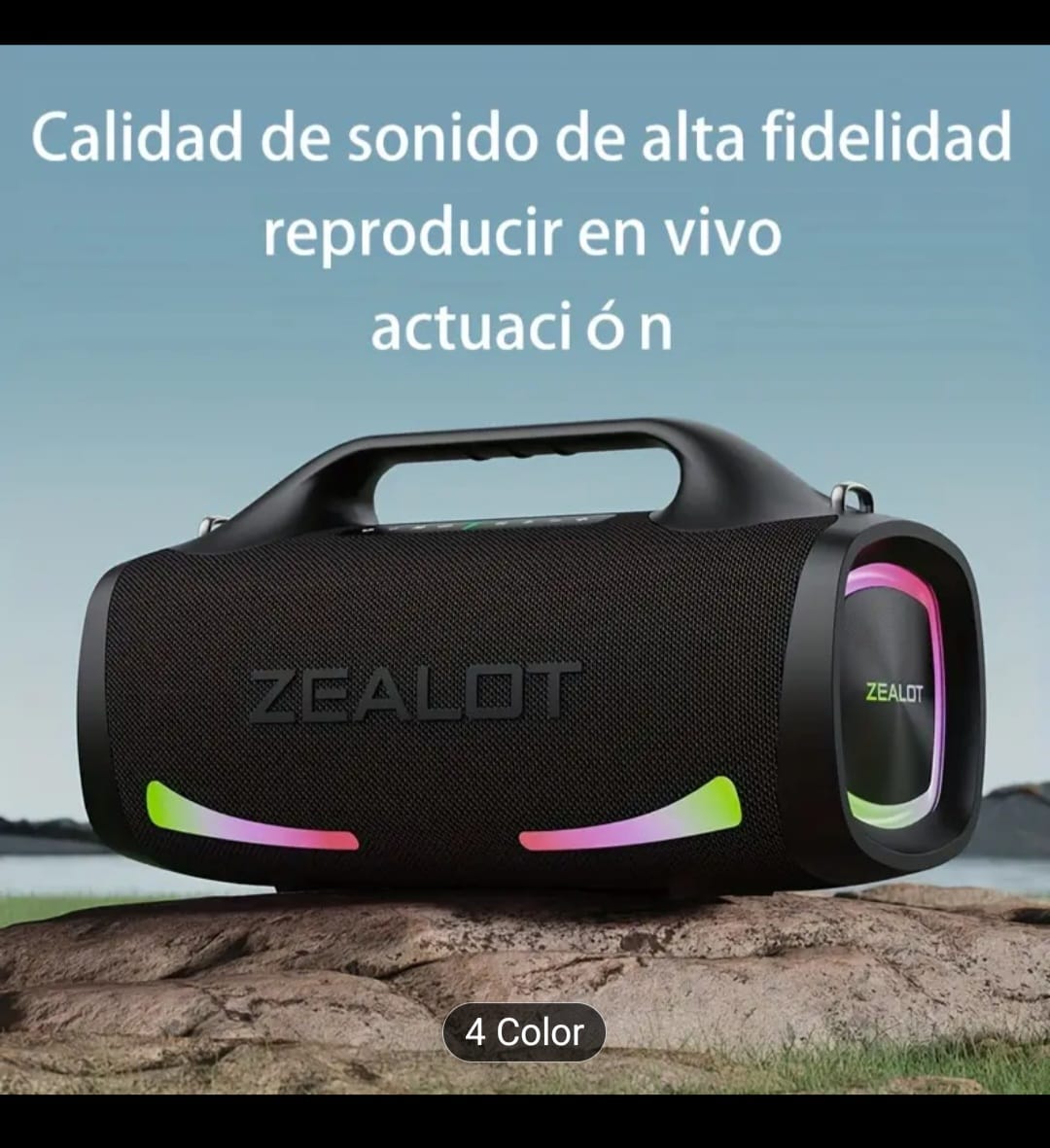 camaras y audio - bocina zealot s79 100wtts 2