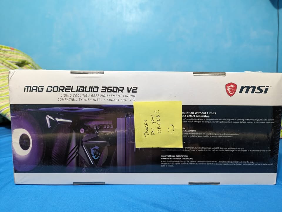 computadoras y laptops - Disipador PC MSI MAG CoreLiquid 360R V2 AIO 0
