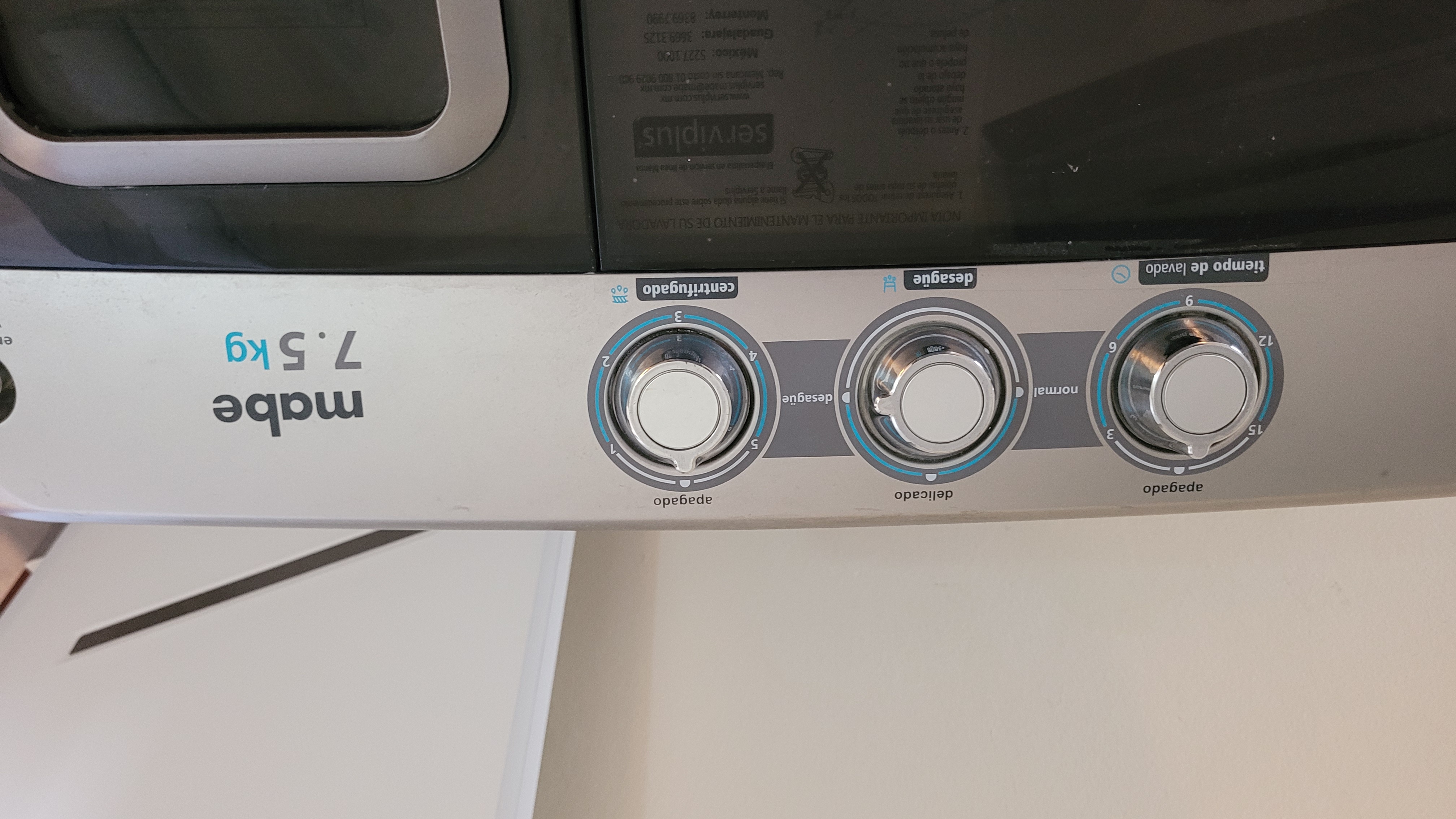electrodomesticos - lavadora centrifuga Mabe 2