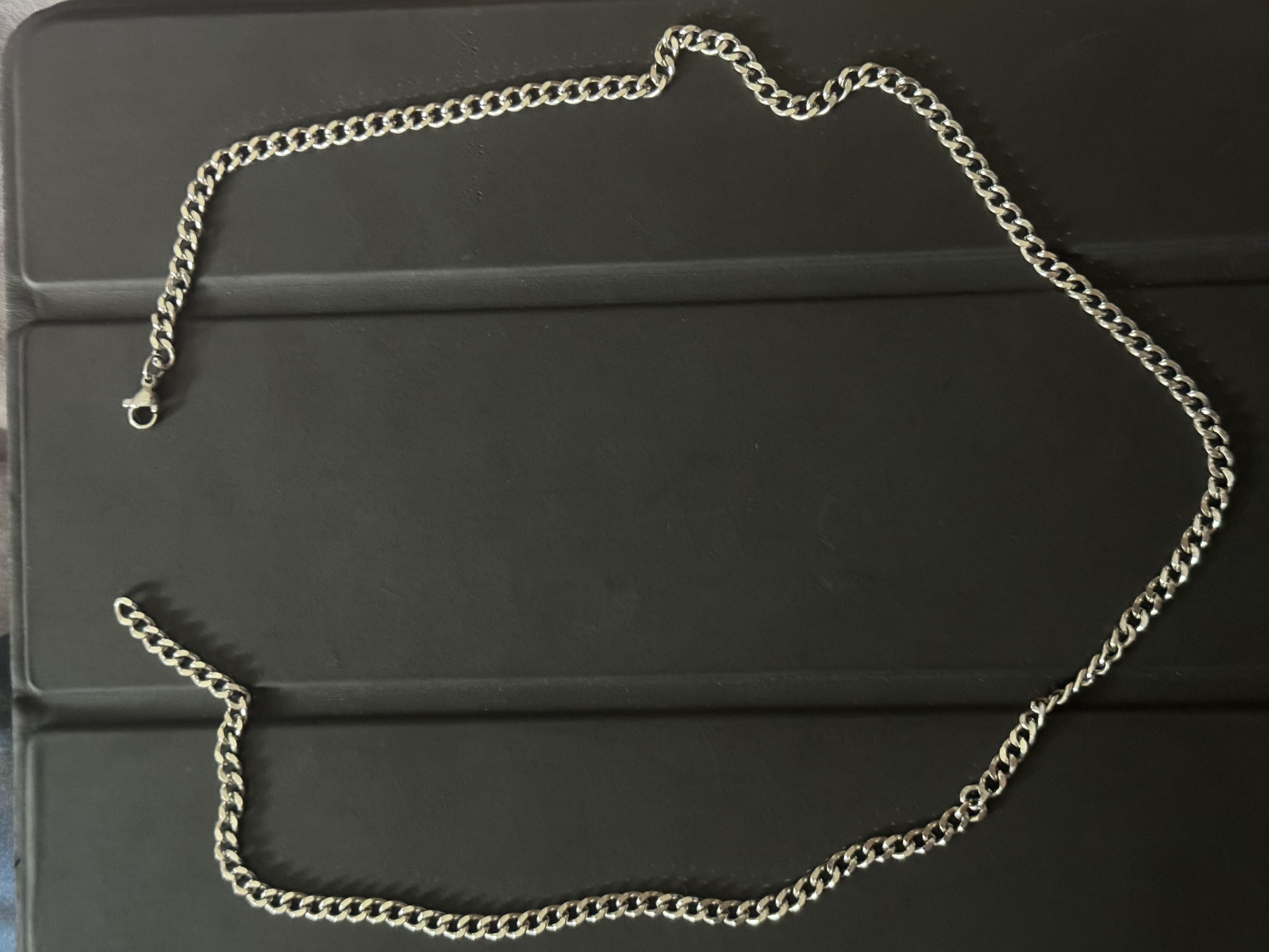 joyas, relojes y accesorios - Cadena plateada 🛸(acero inoxidable)