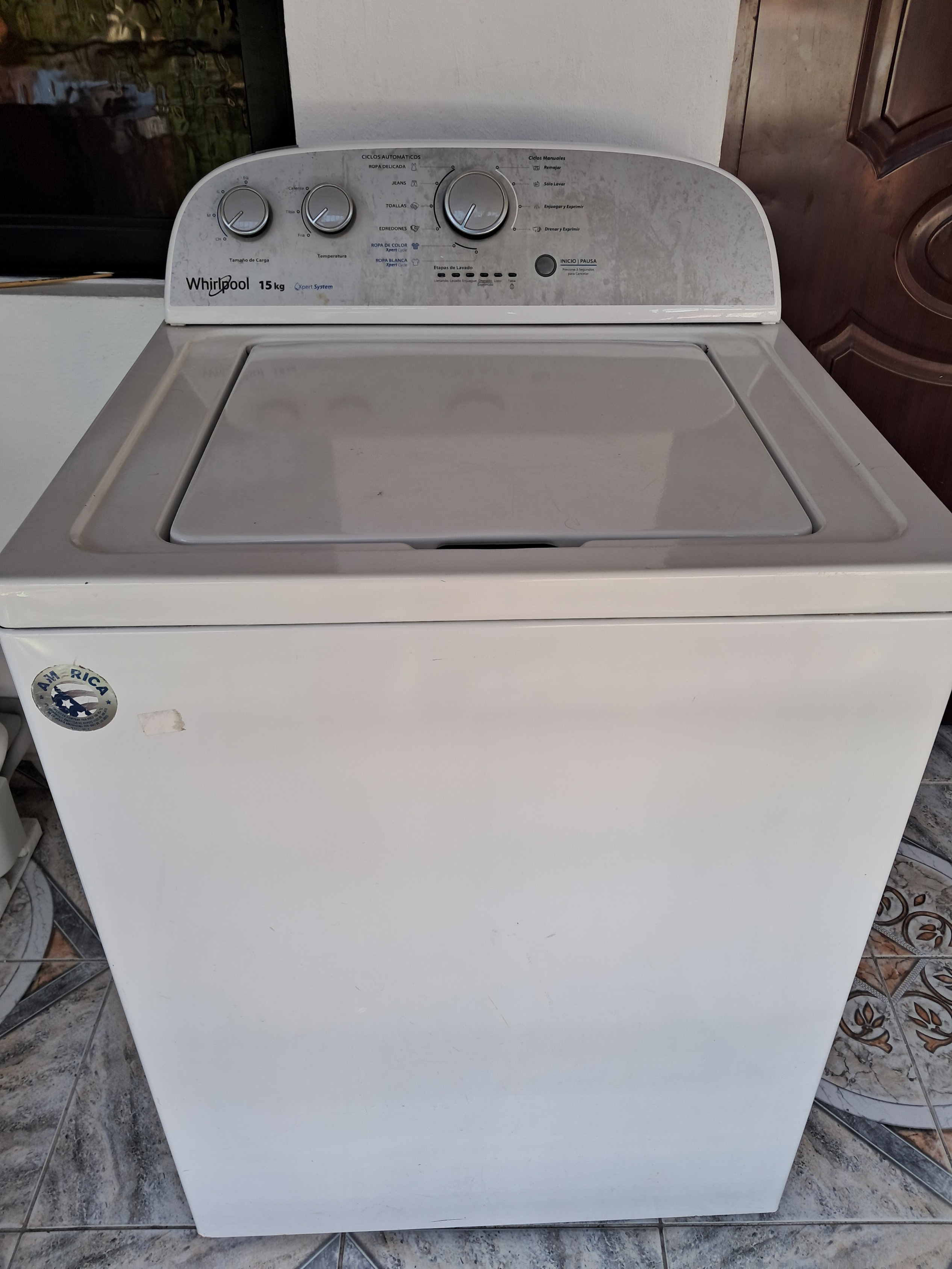electrodomesticos - se vende lavadora whirlpool  de 15 kilos .  3