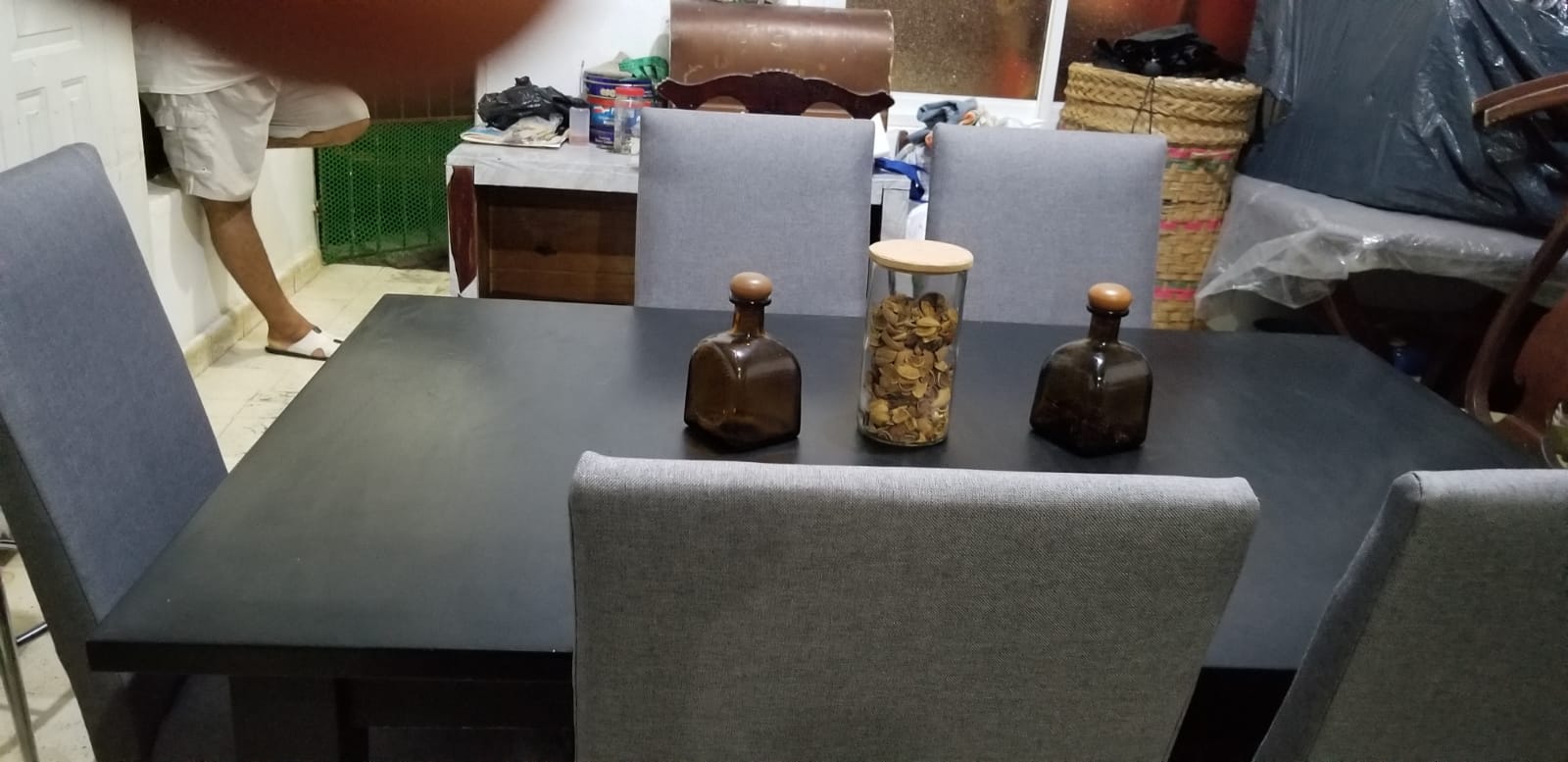 muebles y colchones - comedor usado 6 sillas importados ni roto ni flojo bien de pintura  9