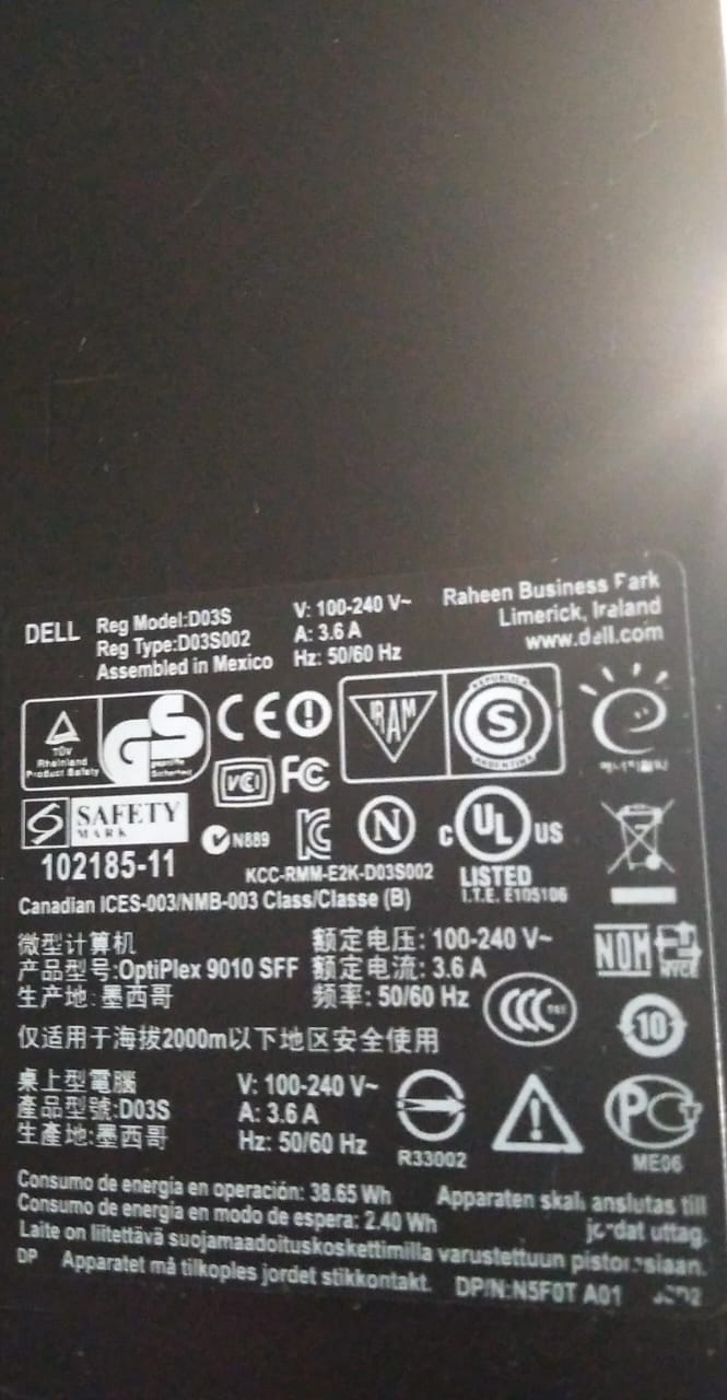 computadoras y laptops - SE VENDE CPU DELL i5 EN VILLA MELLA 1