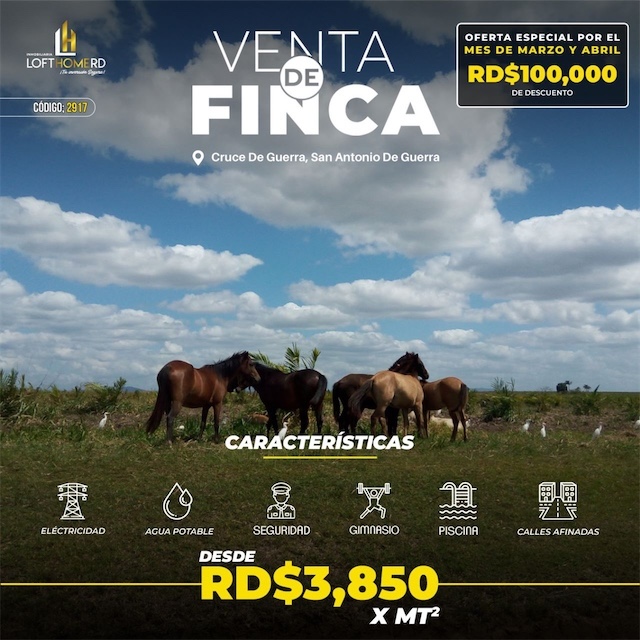 solares y terrenos - Venta de terrenos,Lotes, Fincas y Villas en la ciudad de guerra Bayaguana 0