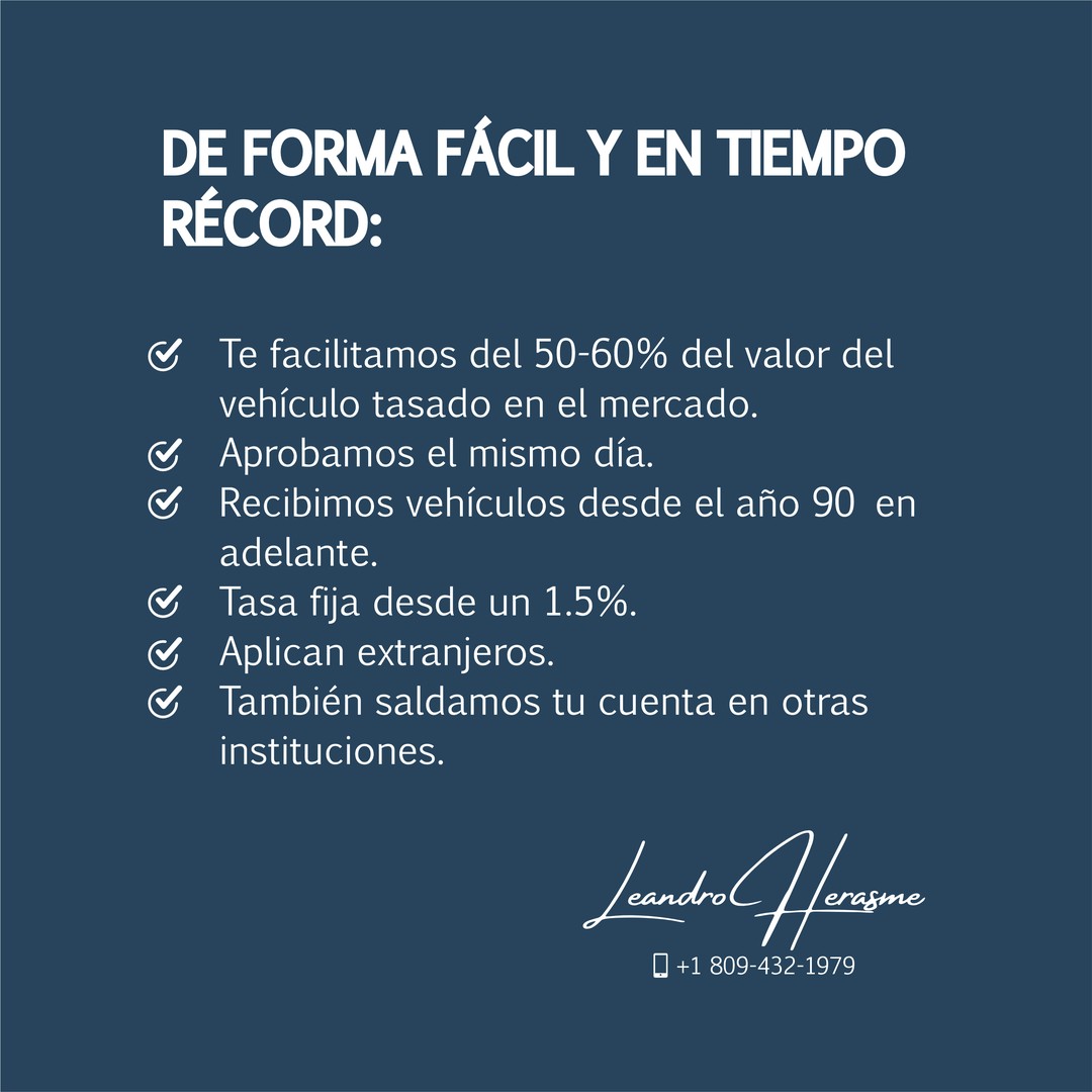 servicios profesionales - Te préstamos con Garantía de Matrícula Sin Importar tu Historial Crediticio.  7