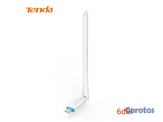 accesorios para electronica - ADAPTADOR DE RED USB WIFI TENDA U2, 2.4GHZ/150MBPS 1
