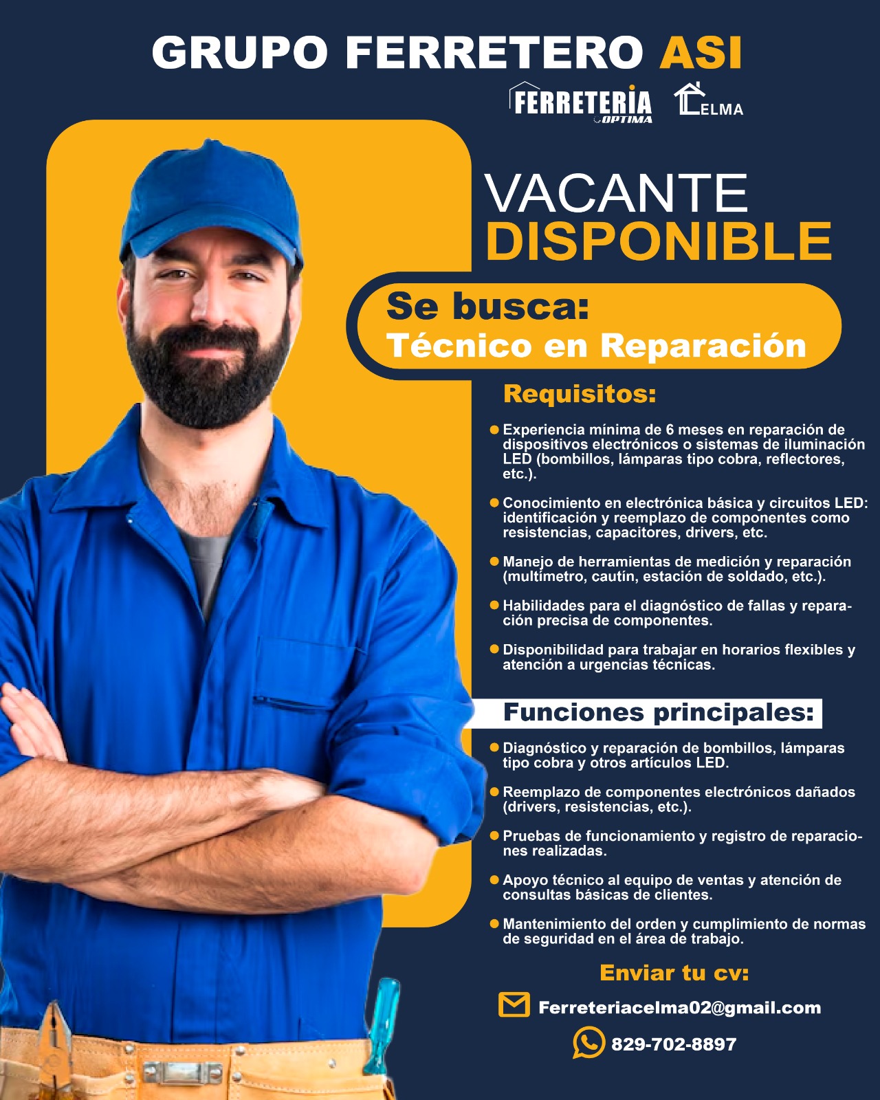 empleos disponibles - VACANTES PARA FERRETERIA 2