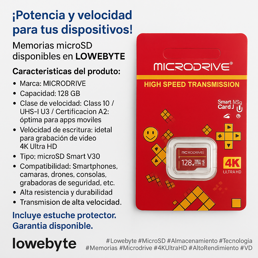 accesorios para electronica - Memoria microSD 128GB