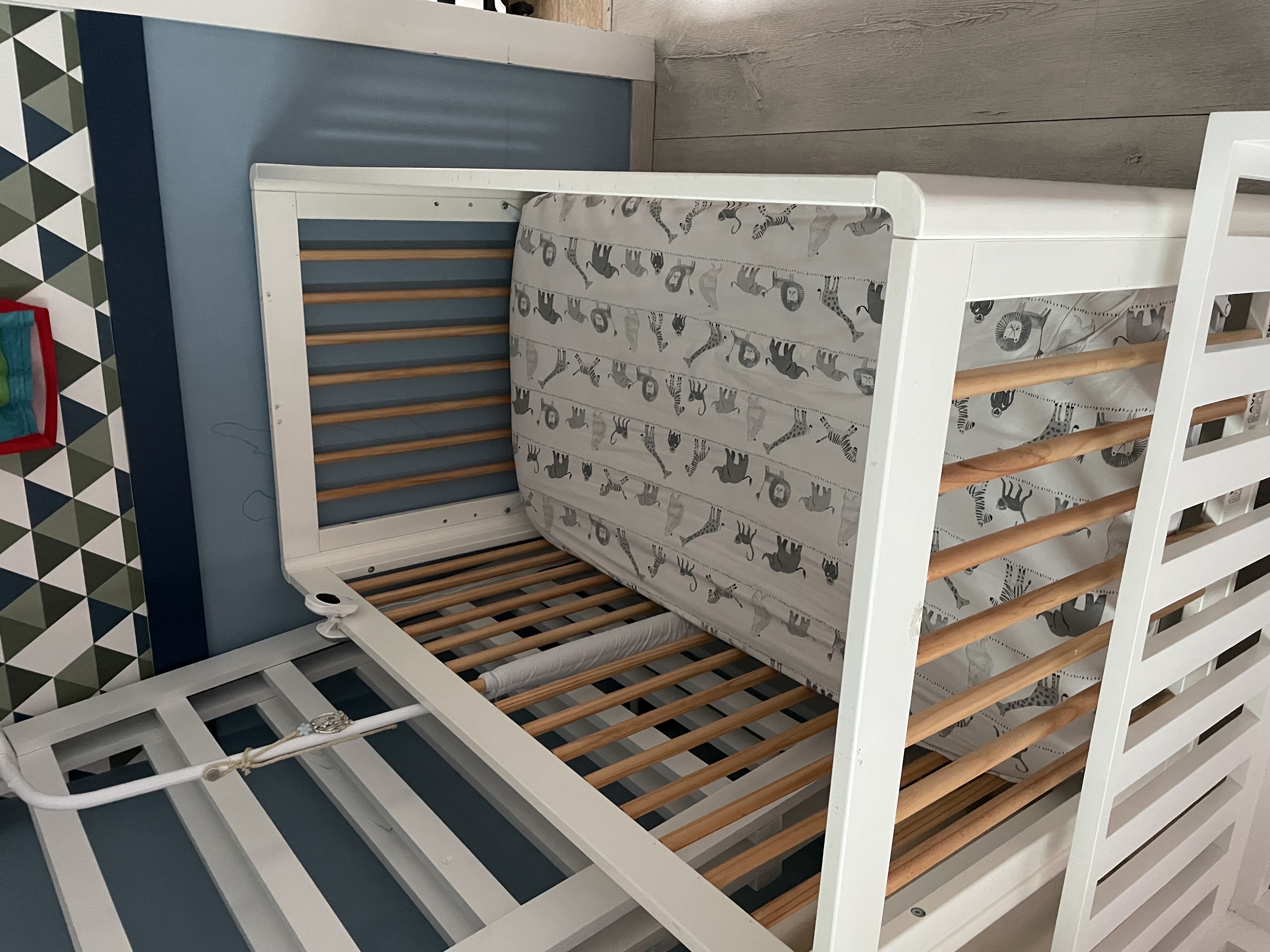 muebles - cuna con colchón  1