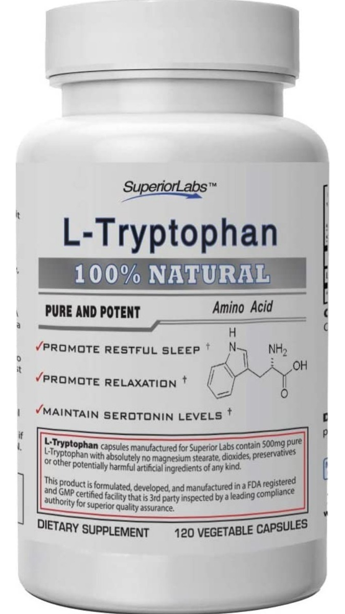 Salud y Equipamiento Médico - Superiorlabs L-triptófano 120cp - - Unidad A $1758