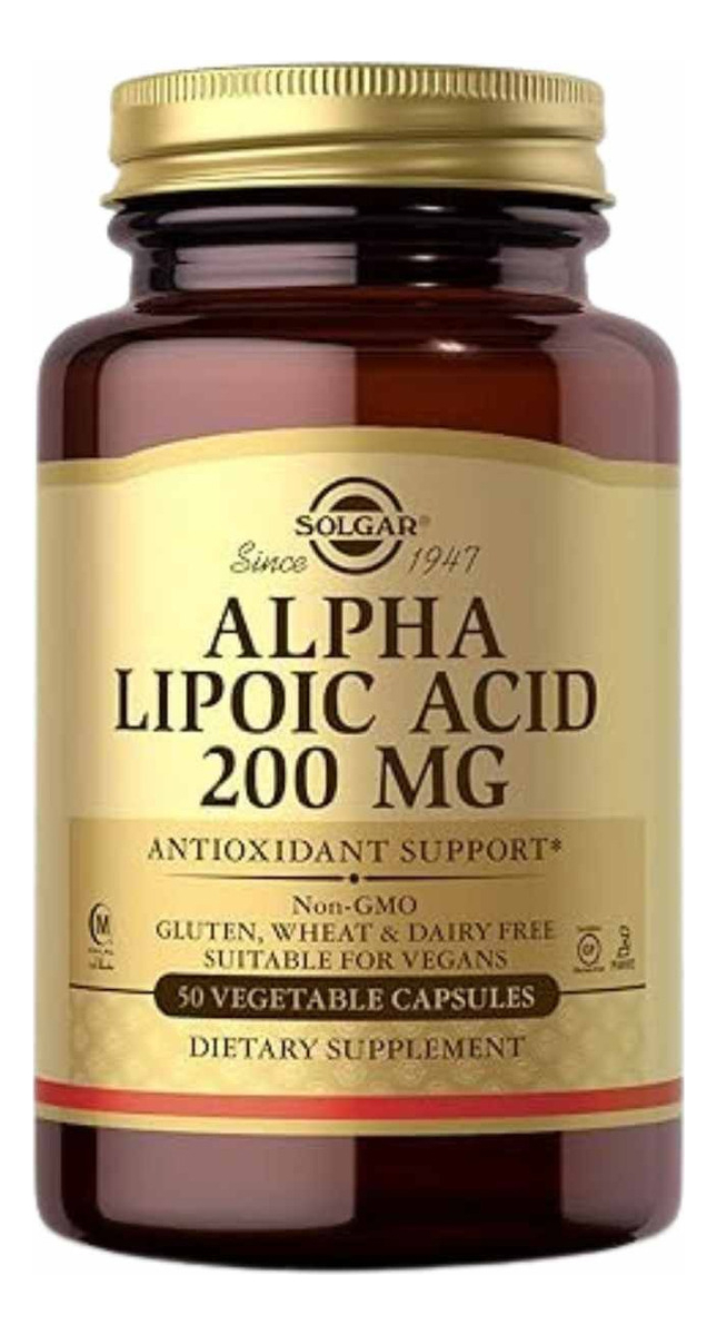 Salud y Equipamiento Médico - Solgar Ácido Alfa Lipoico 50cap - - Unidad A $3318 0