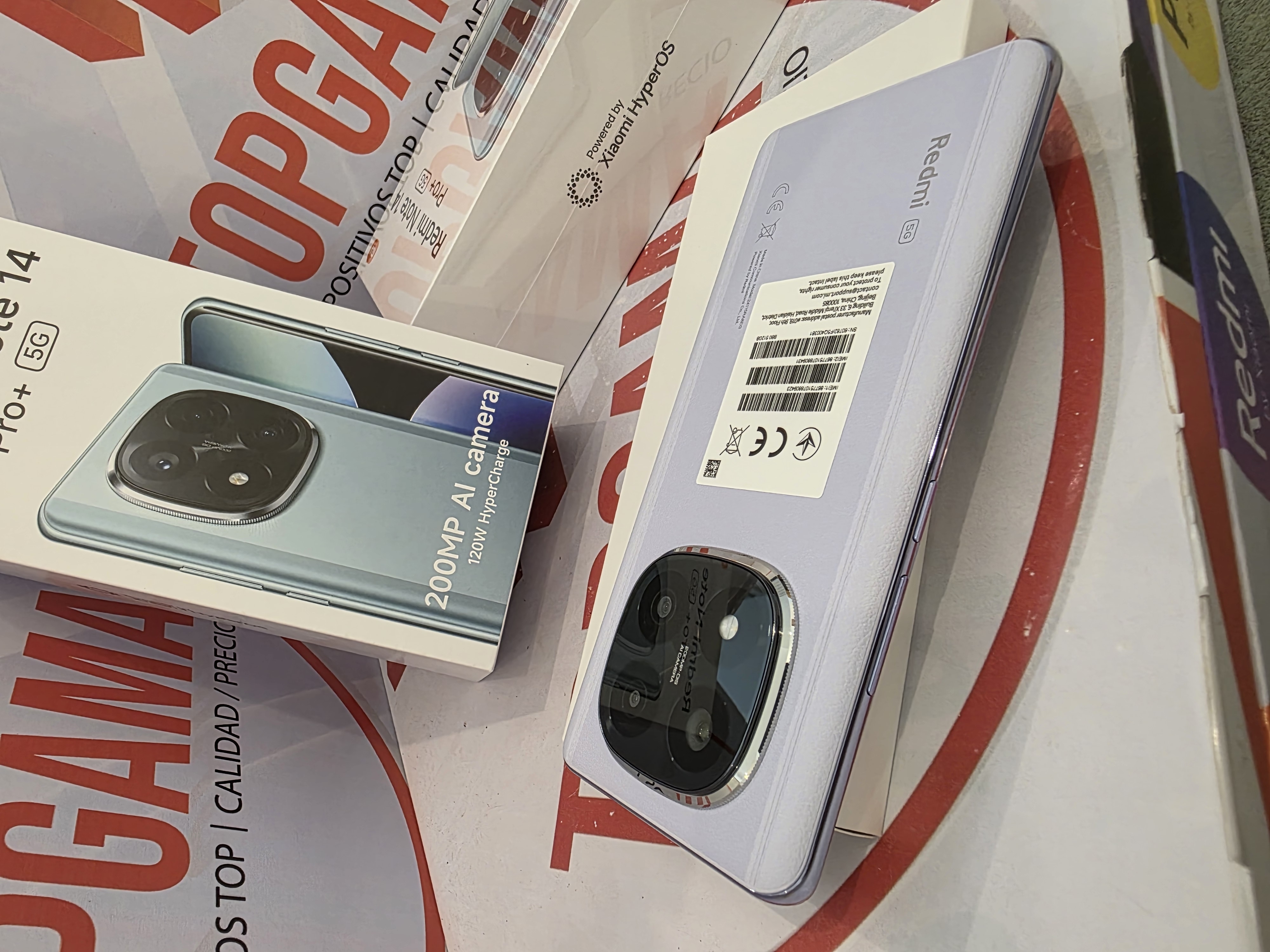 celulares y tabletas - REDMI NOTE 14 PRO+ PLUS 5G
12GB RAM 512GB ROM  5