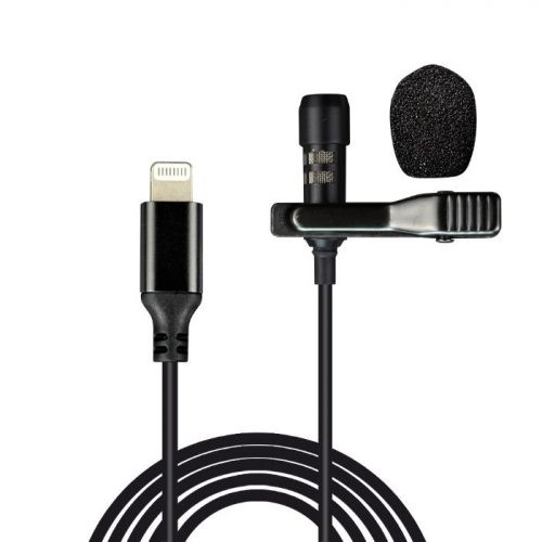 accesorios para electronica - Micrófono Solapa Lavalier omnidireccional puerto lightening IPHONE
 6