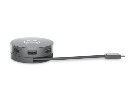 computadoras y laptops - DOCKING STATION DELL DA305 PARA LAPTOP DELL, 6 EN 1 USB-C, 2X USB-A 3.2, 1X USB- 2