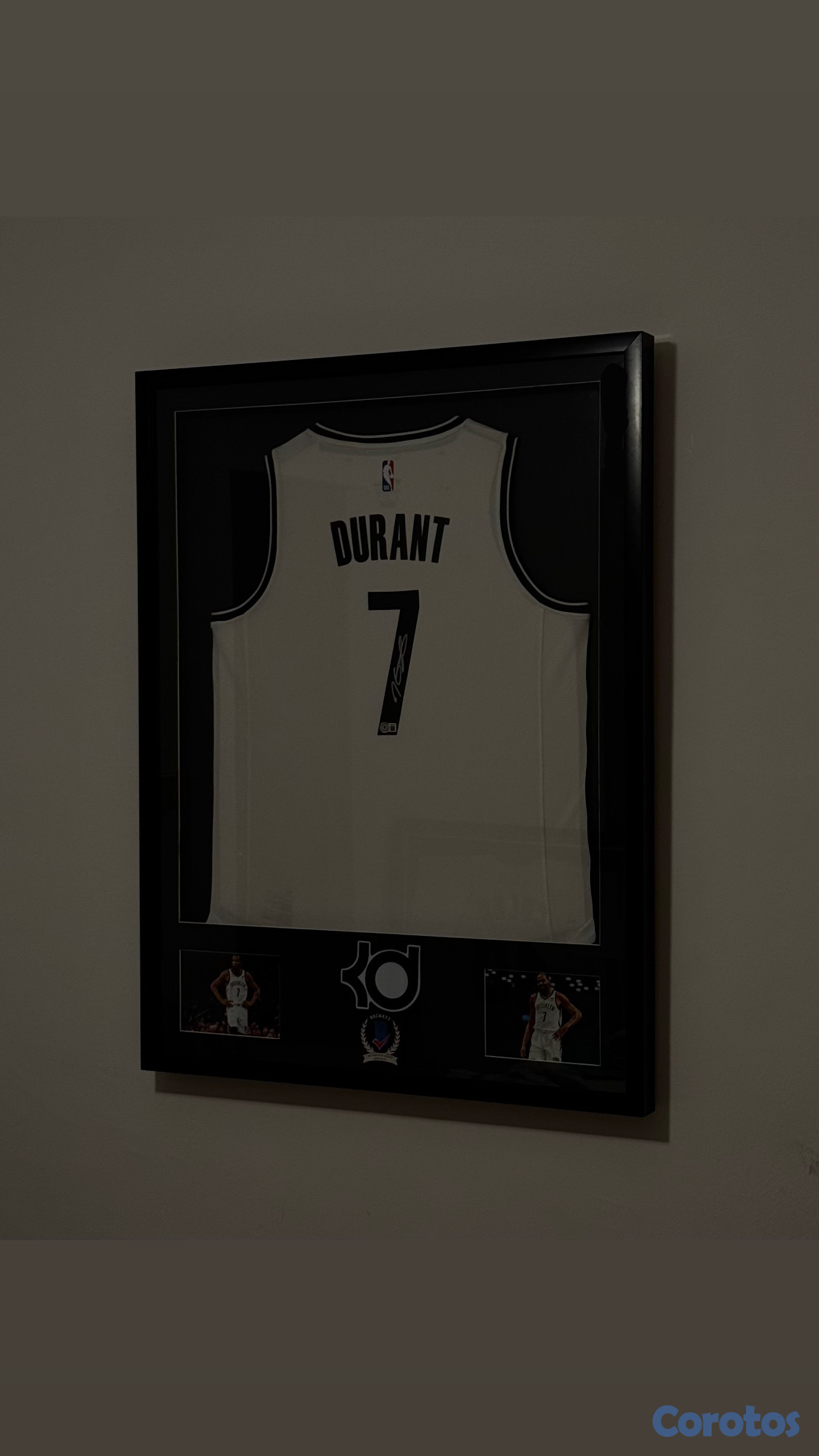 hobby y coleccion - Chaqueta firmada y certificada por Kevin Durant 2