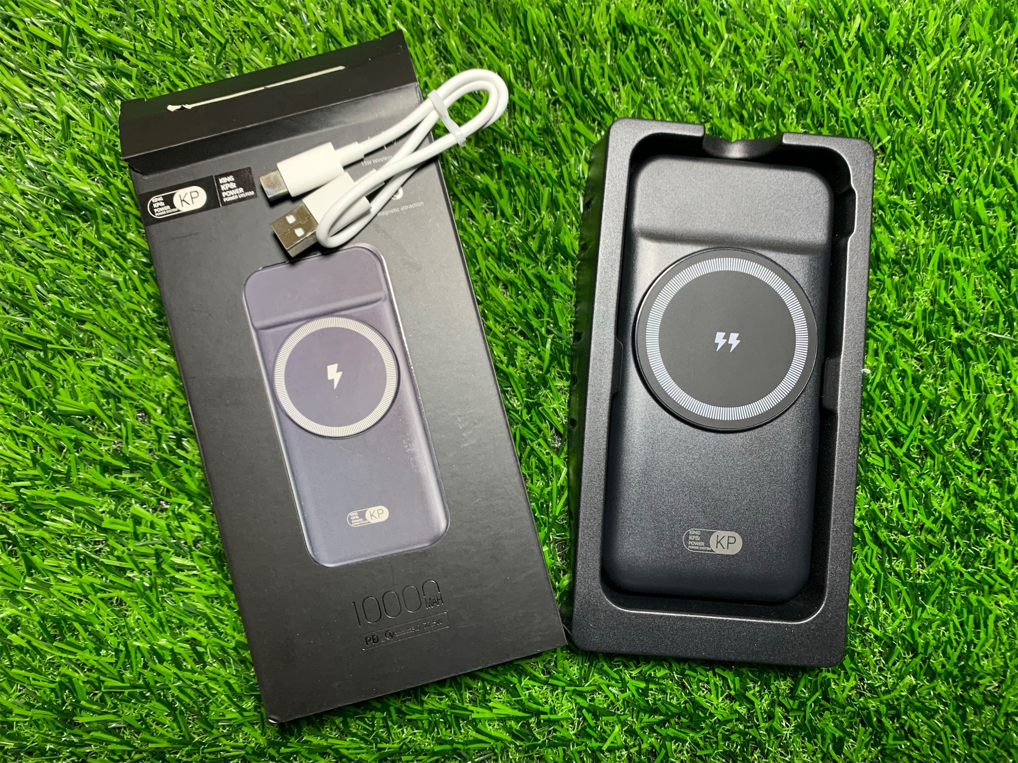 celulares y tabletas - Cargador portátil inalámbrico 10000 mah 4