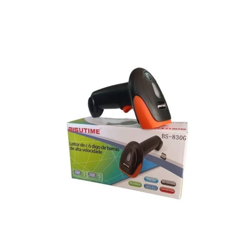 impresoras y scanners - Lector de codigo de barras inalambrico y USB recargable. 4