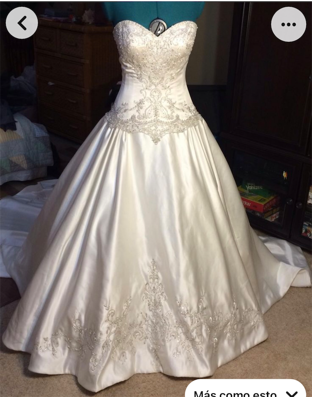 ropa para mujer - Vestido de novia corte princesa
 2