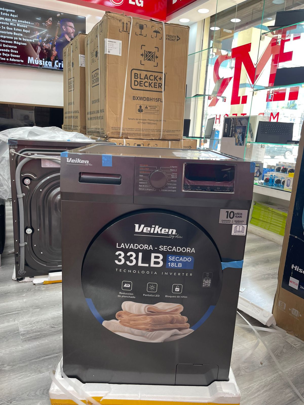 electrodomesticos - Lavasecadora 33lb VEIKEN 0