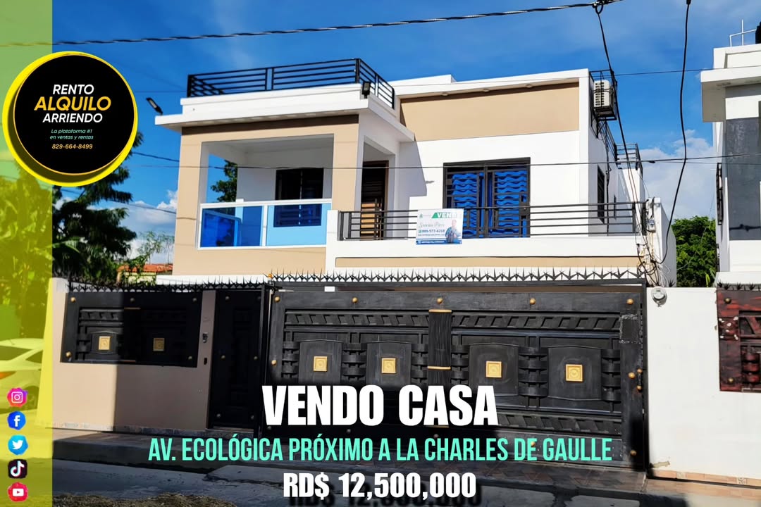 casas - Hermosa Casa  Brisa Oriental  cerca de la Av. Ecol 5