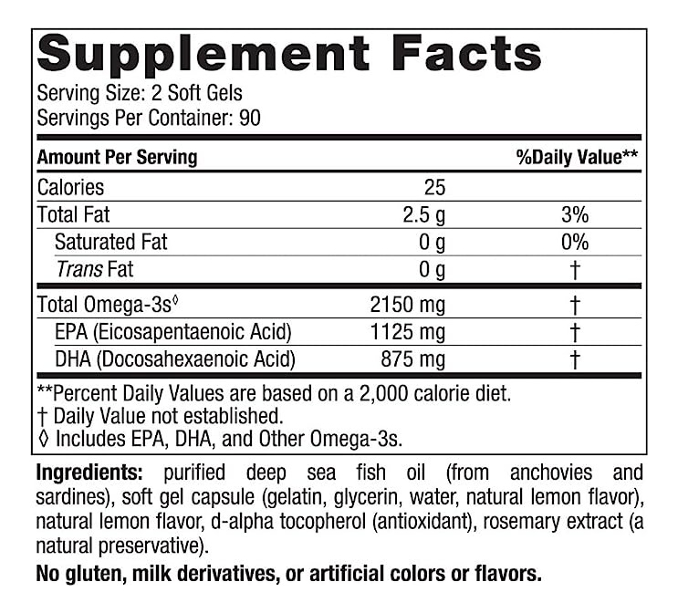 Salud y Equipamiento Médico - Omega 3 180caps Nordic Naturals 1