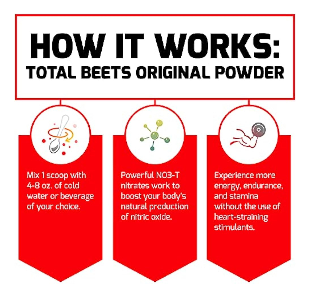 Salud y Equipamiento Médico - Total Beets Drink Mix Superalimento En Polvo Con Nitratos 2