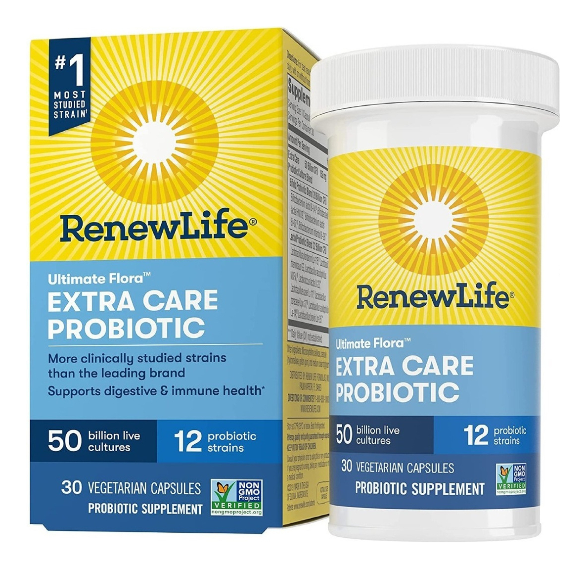 Salud y Equipamiento Médico - Suplemento Ultimate Flora Probiotico 50 Billion Renew Life 0