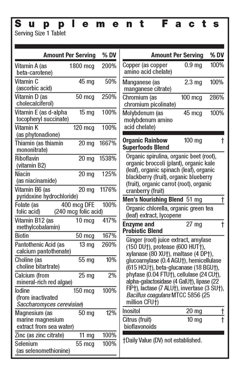 Salud y Equipamiento Médico - Multivitaminico 150 Tab Rainbow 1