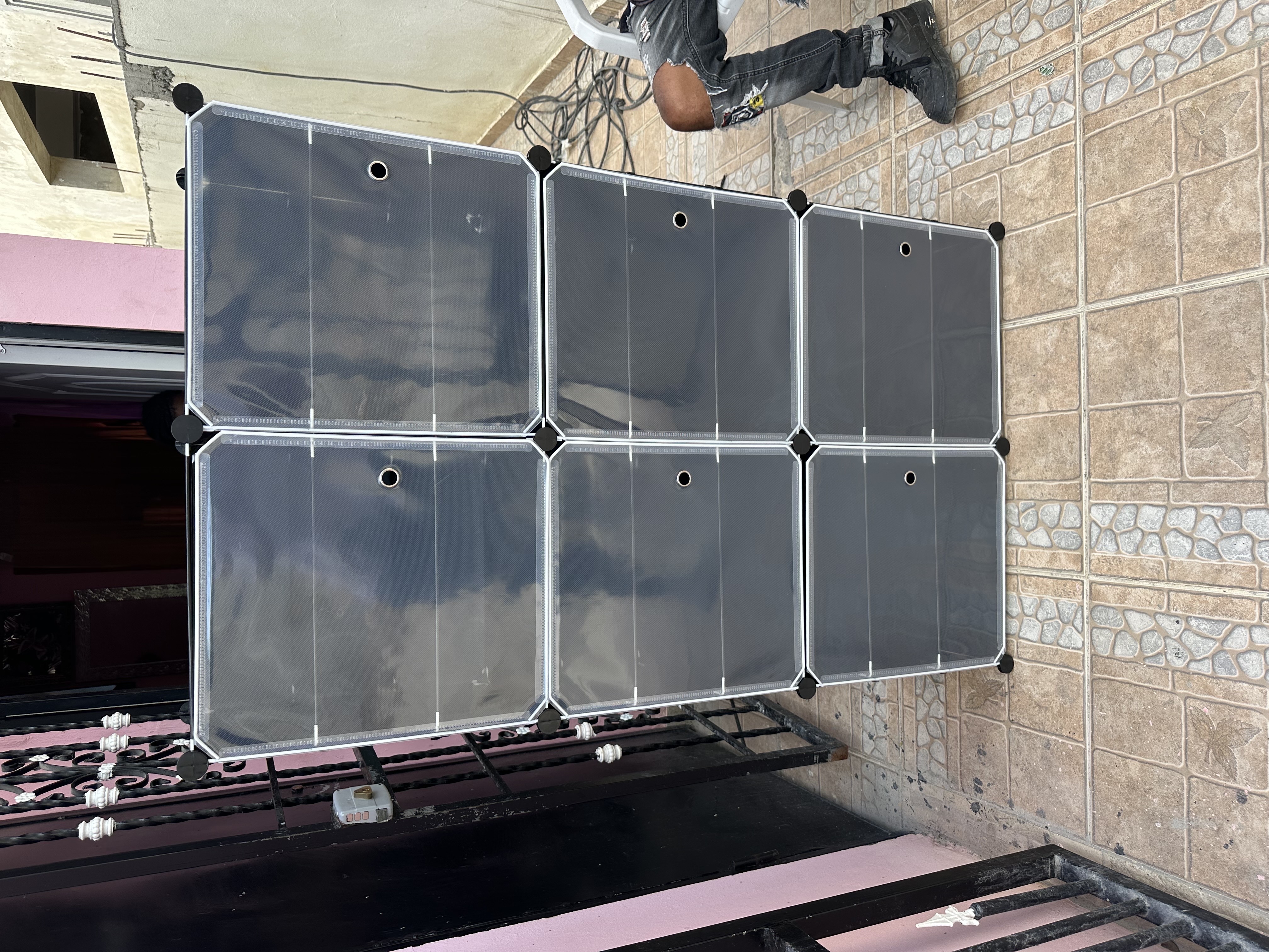 electrodomesticos - Zapatera plástica sintética de 9 niveles con capacidad para 36 pares de calzados 1