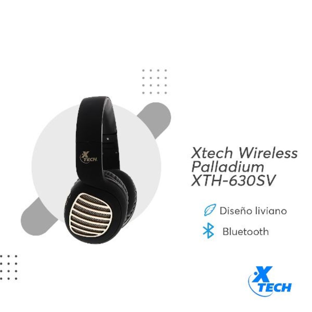 computadoras y laptops - AUDIFONO CON MICROFONO BLUETOOTH XTECH PALLADIUM BLUETOOTH  2