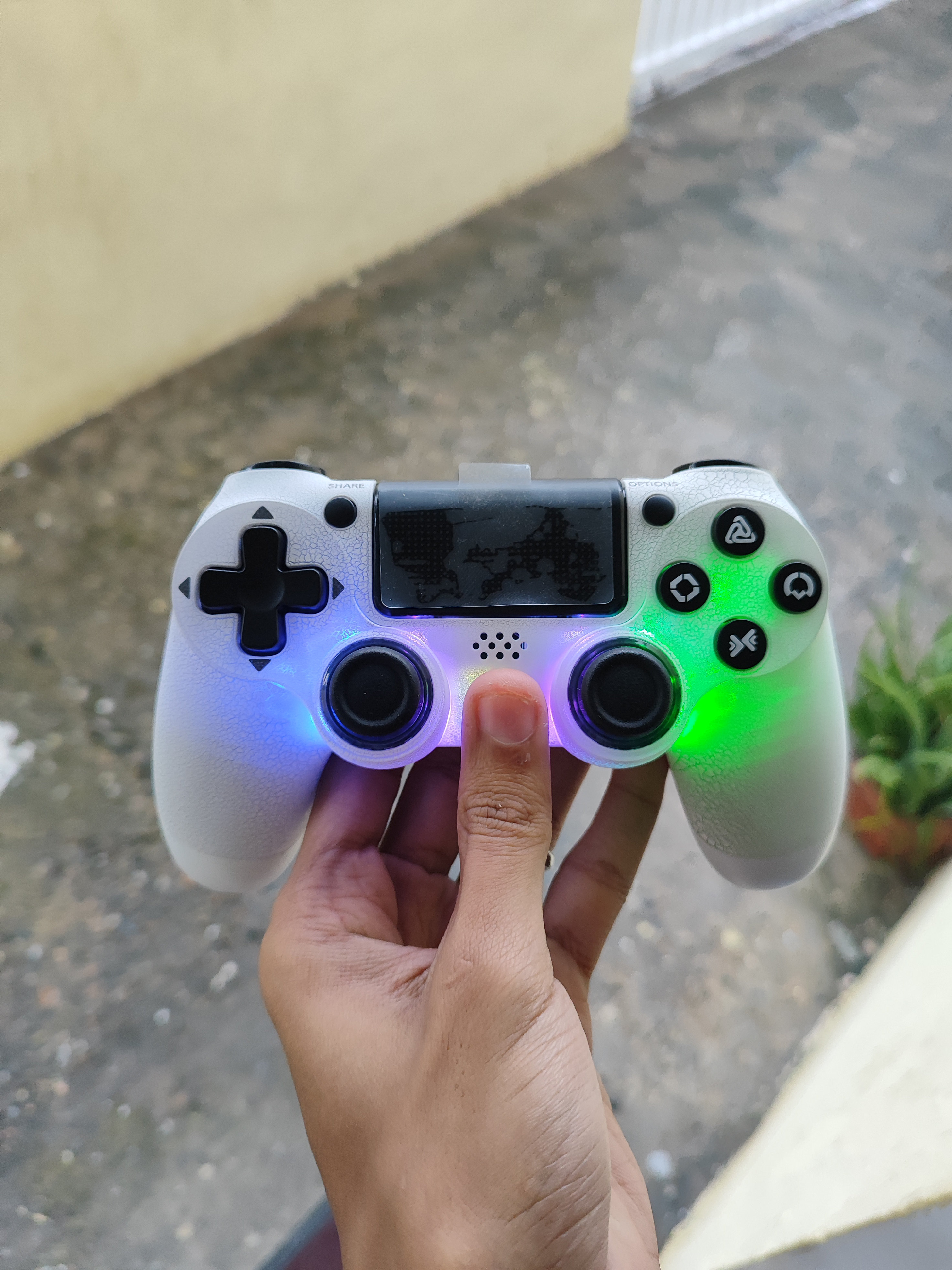 consolas y videojuegos - OFERTA Controlador inalámbrico iluminado GamingBoy para PS4/PC, Moviles Blanco 0