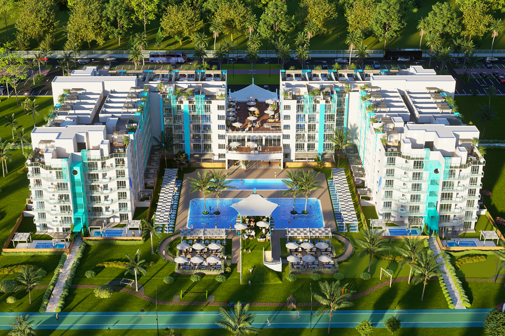 apartamentos - APARTAMENTOS EN PUNTA CANA EN COMPLEJO TEMATICO.   3