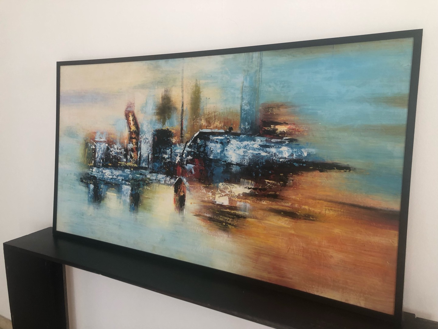decoración y accesorios - Moderno Cuadro XL pintado al oleo 3