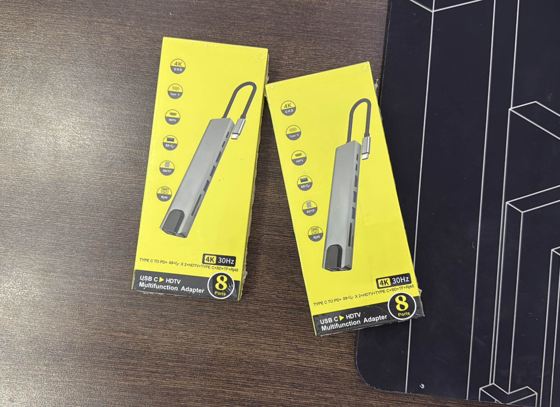 accesorios para electronica - Adaptador USB C 8 in 1 para Macbook, RD$ 2,300 NEG 1
