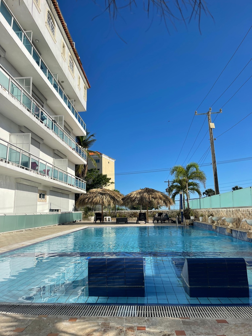 apartamentos - Apartamento De 1 Habitación Amueblado Con Balcón, Vista Al Mar Distrito Nacional 10