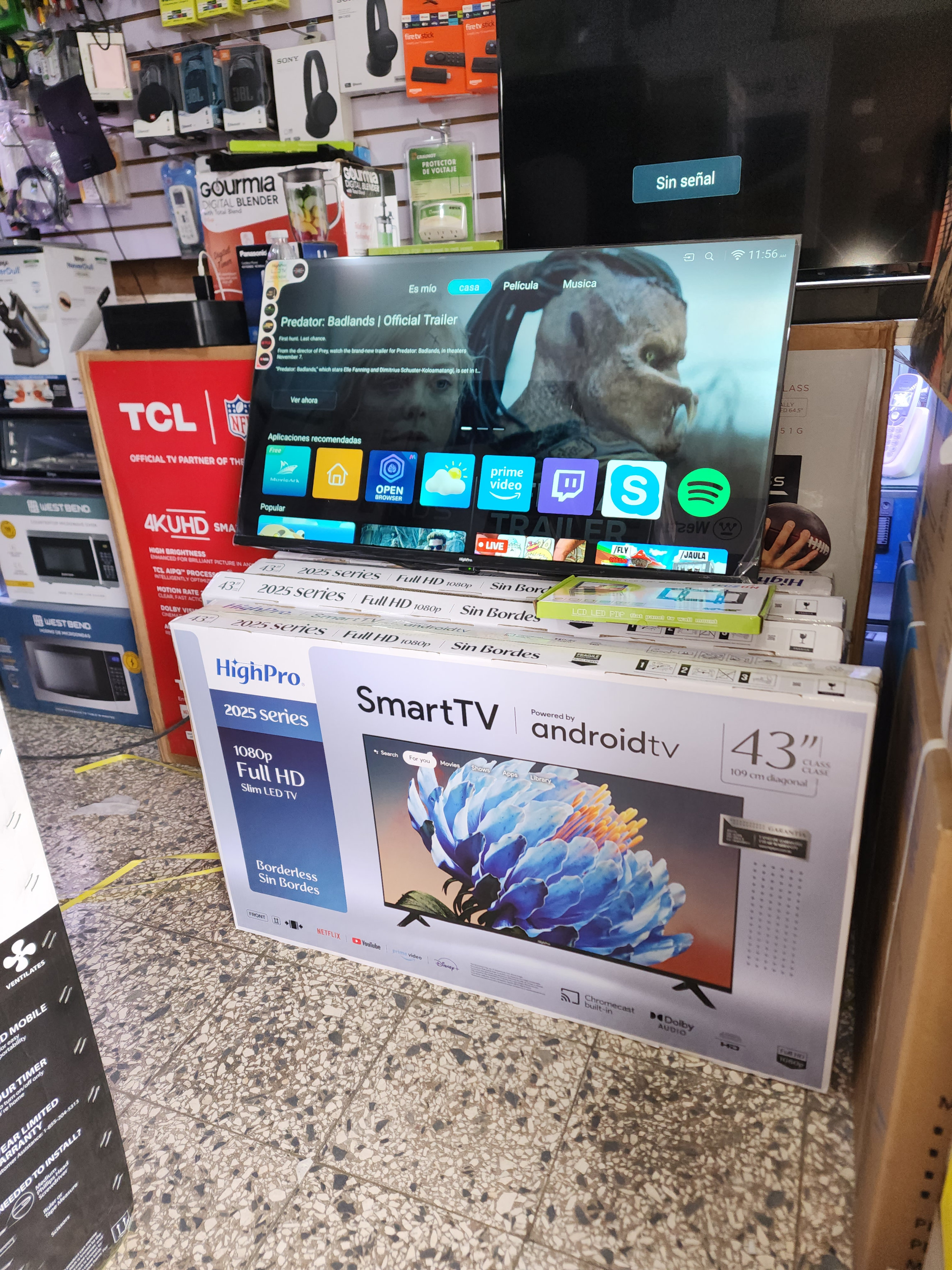 tv - smart tv androidtv HighPro 43 pulgadas gogle 1