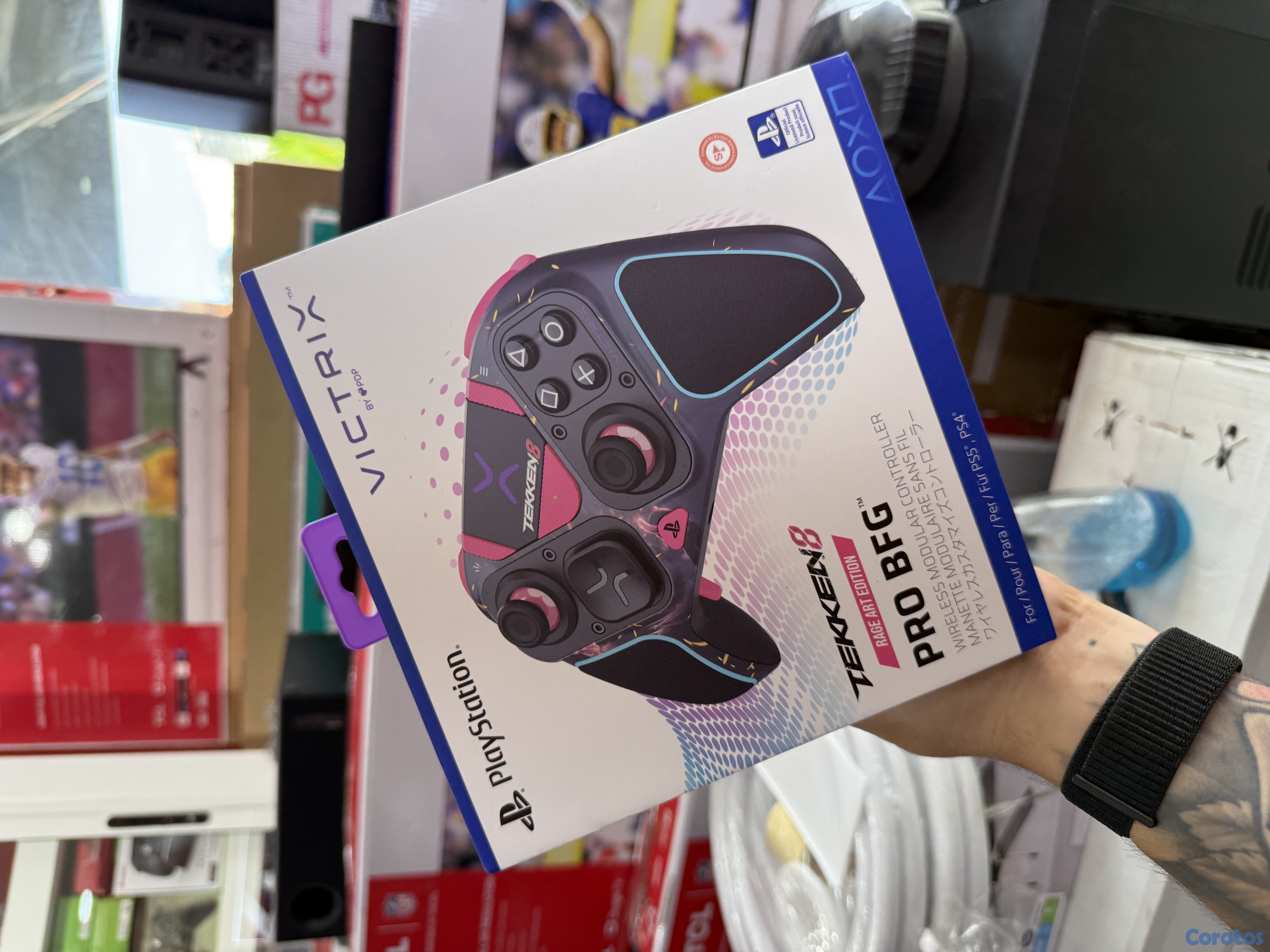 consolas y videojuegos - Control Victrix Nuevo Versión Tekken 8 Nuevo