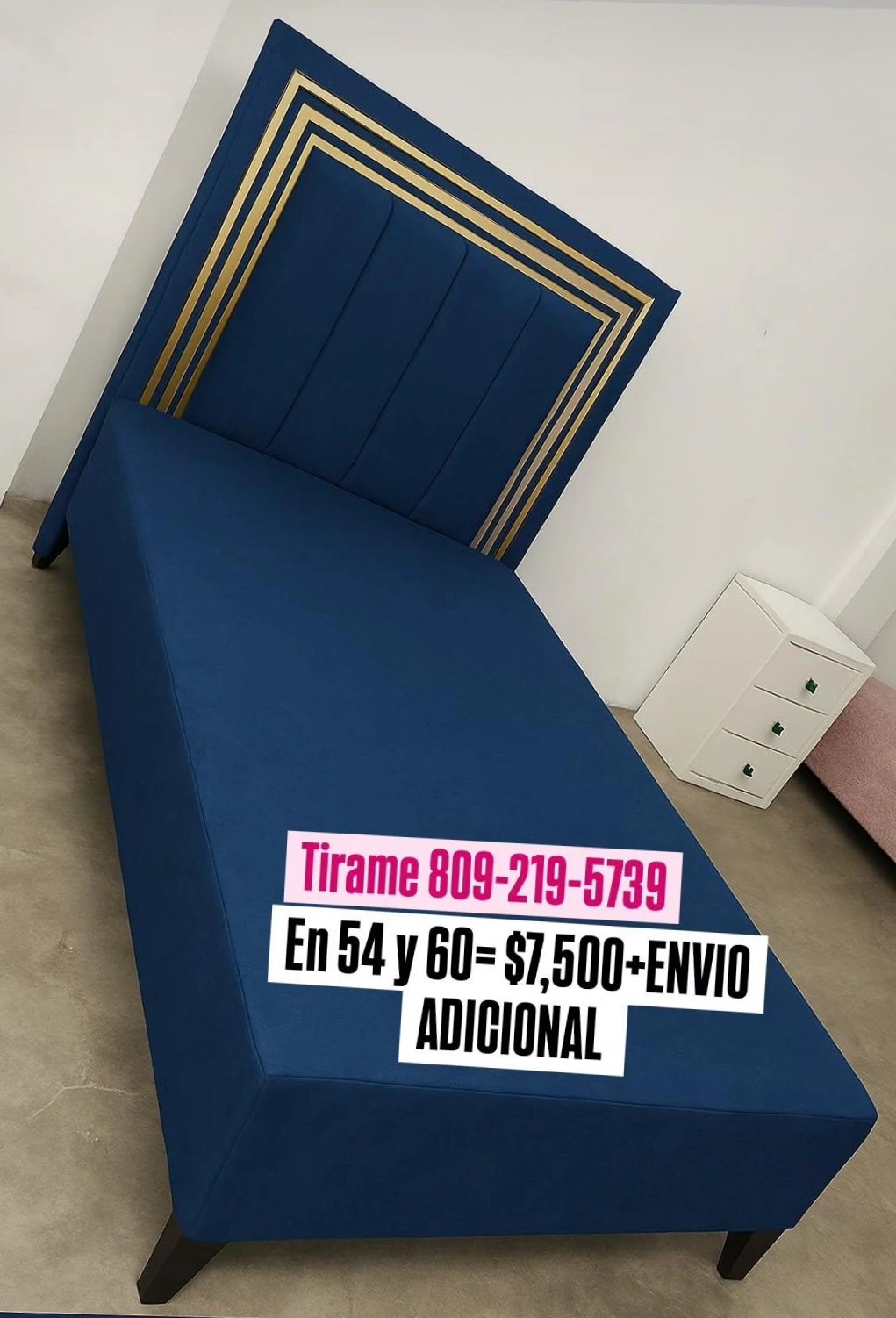 muebles y colchones - Gran Liquidación  de bases de camas tapizadas  en excelentes costos 6