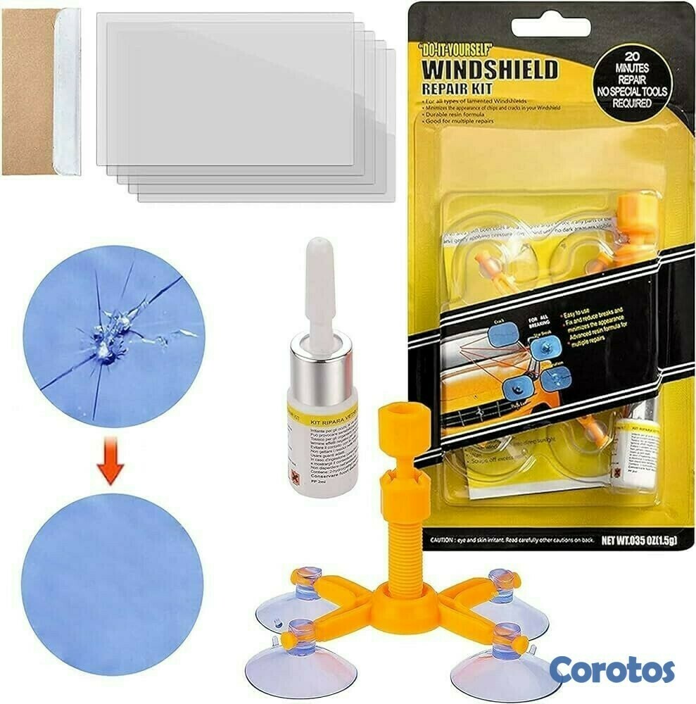 accesorios para electronica - Kit de reparacion de cristal vidrio parabrisas 1