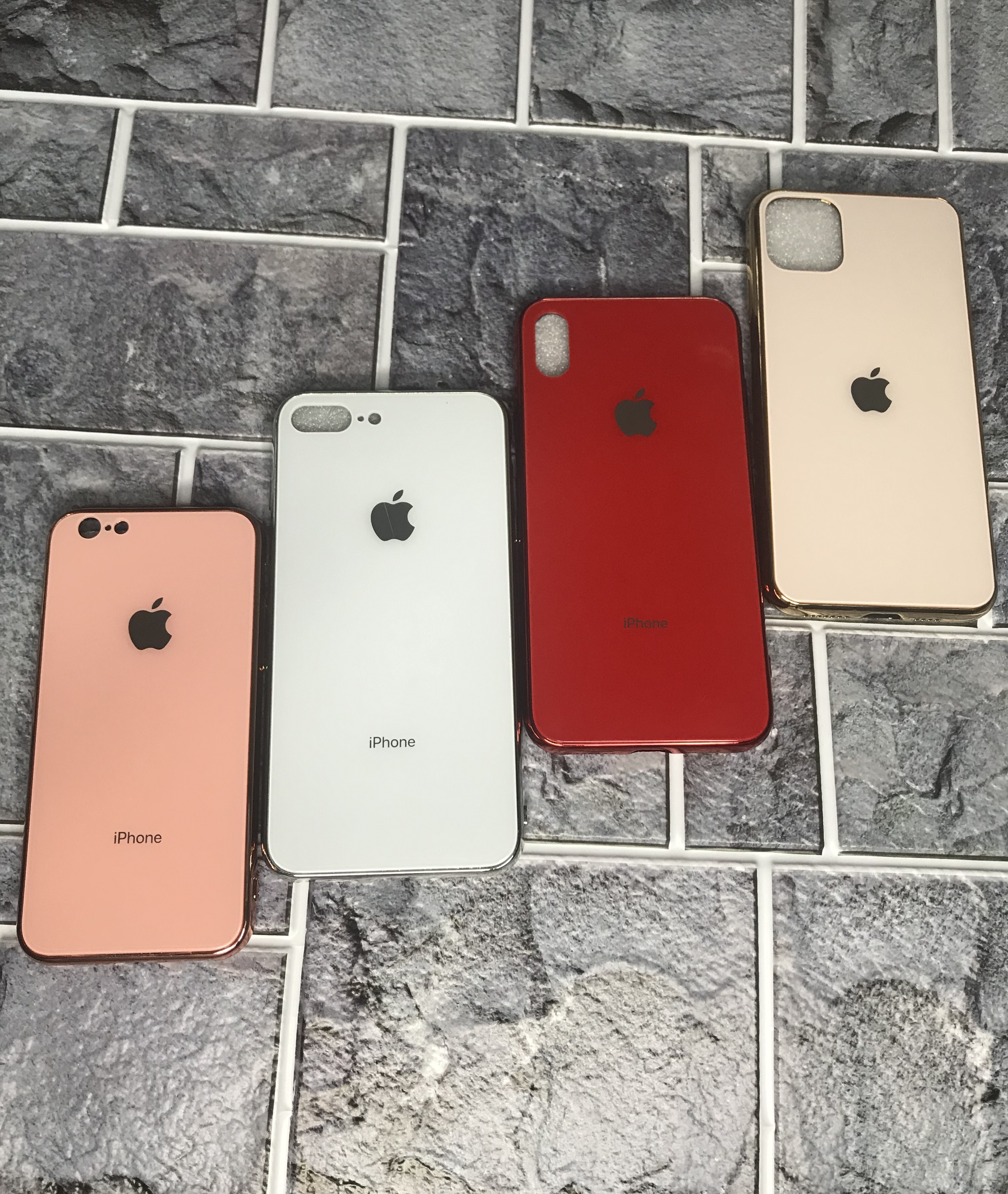 accesorios para electronica - Cover de cristal para iphone 2