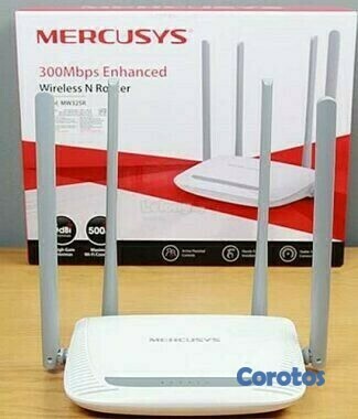 computadoras y laptops - ROUTER MERCUSYS MW325R 300MPS 4 ANTENAS 2