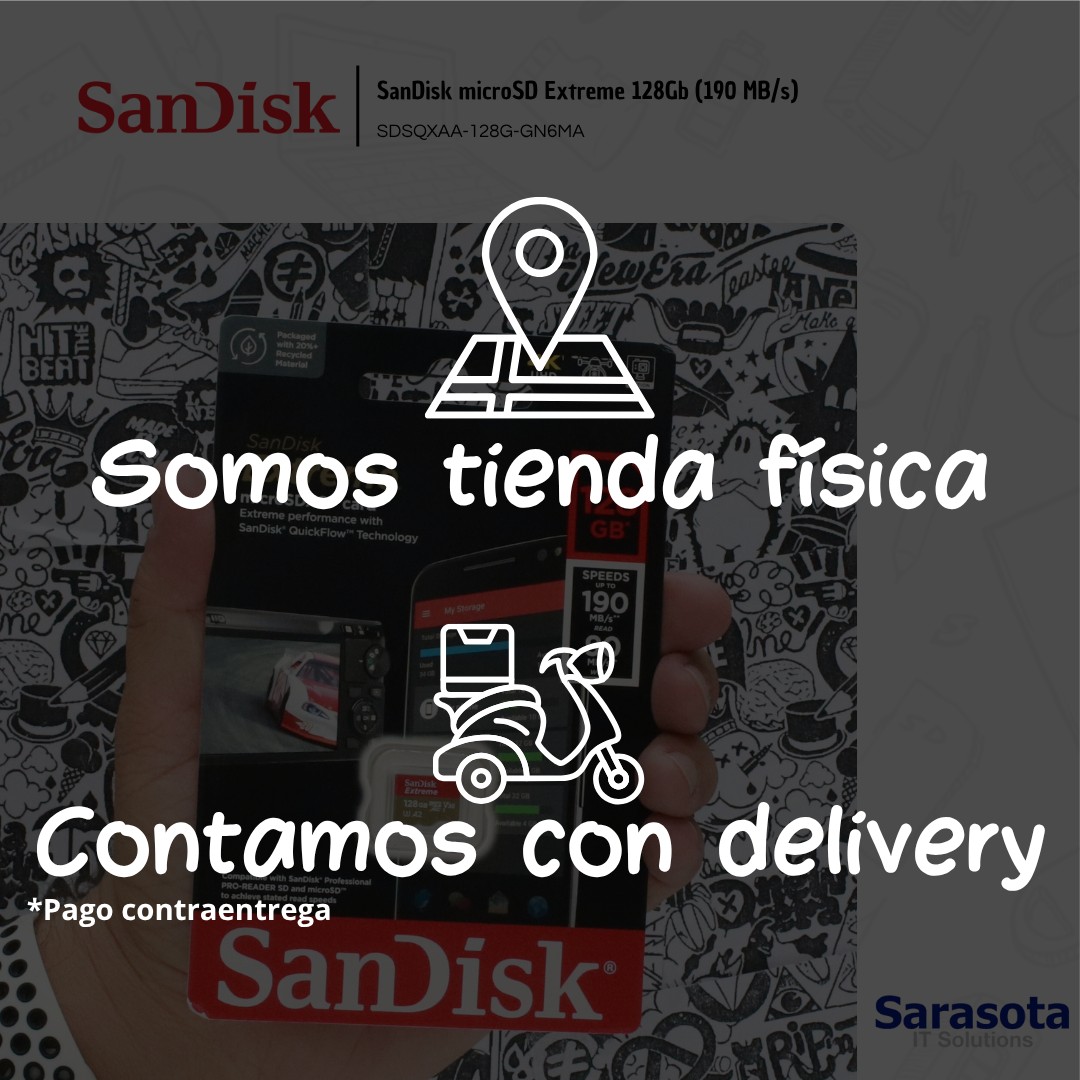 accesorios para electronica - SanDisk microSD Extreme 128Gb 190 MB/s 2