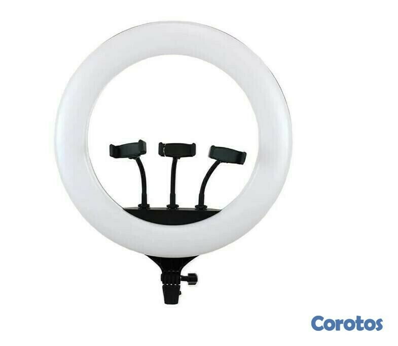 accesorios para electronica - Aro de luz de 18 pulgadas con tripode de 200 cms 2