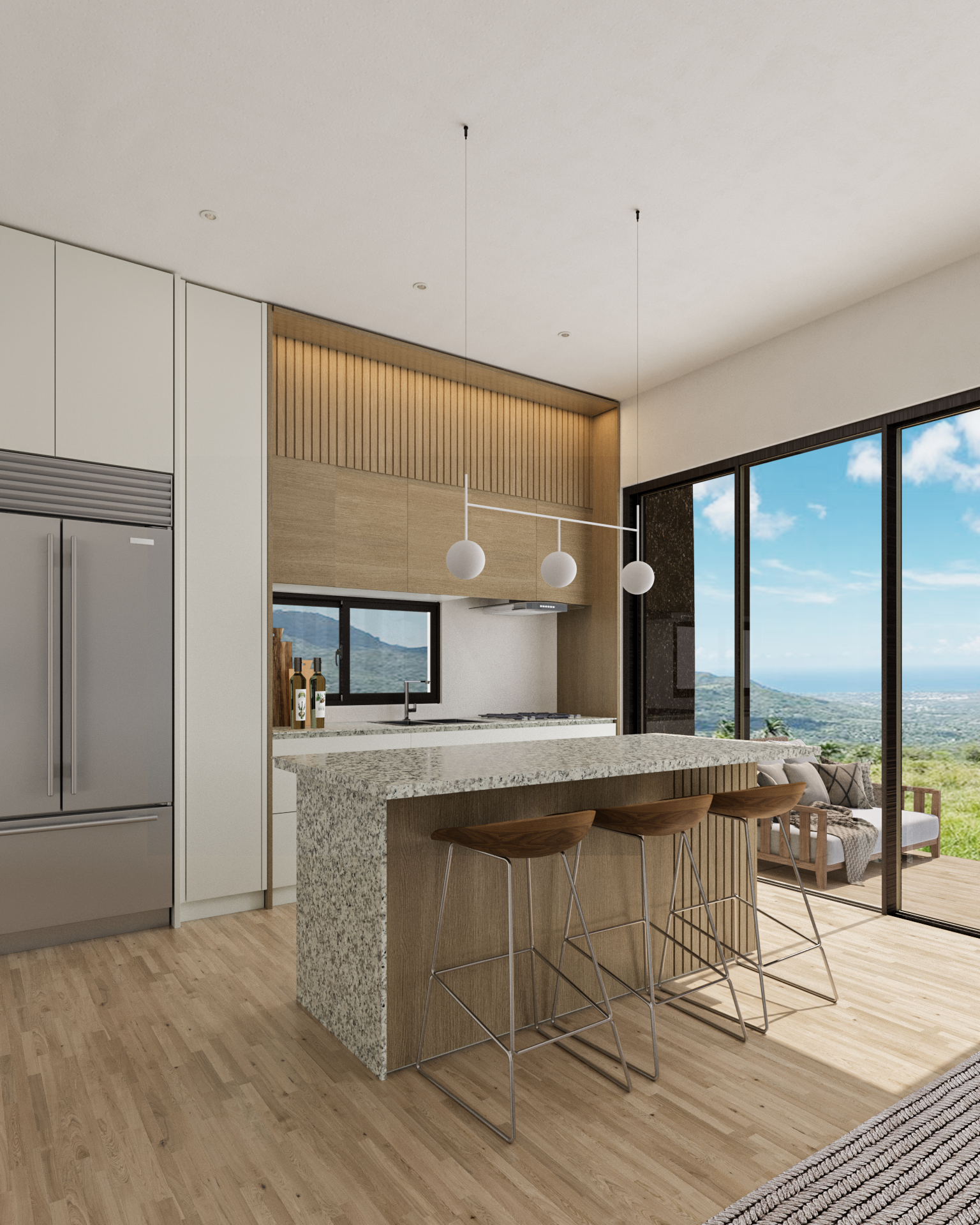 casas vacacionales y villas - Bungalow ecológico 3HAB – Santuario del Corozo 2