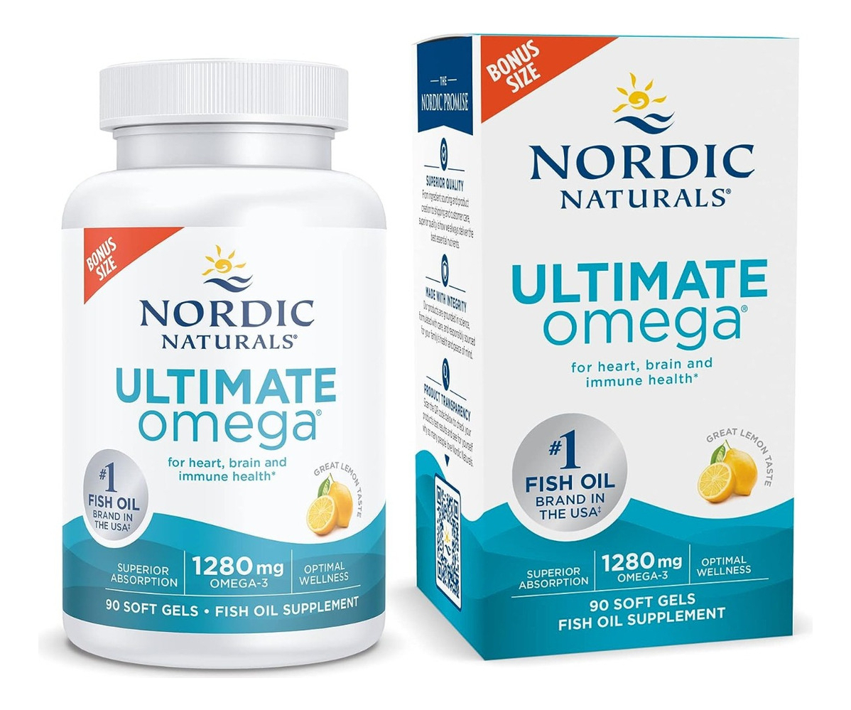 Salud y Equipamiento Médico - Omega 3 1280mg 90 Geles Nordic natural